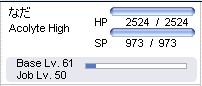 ちなみに旦那は69/50